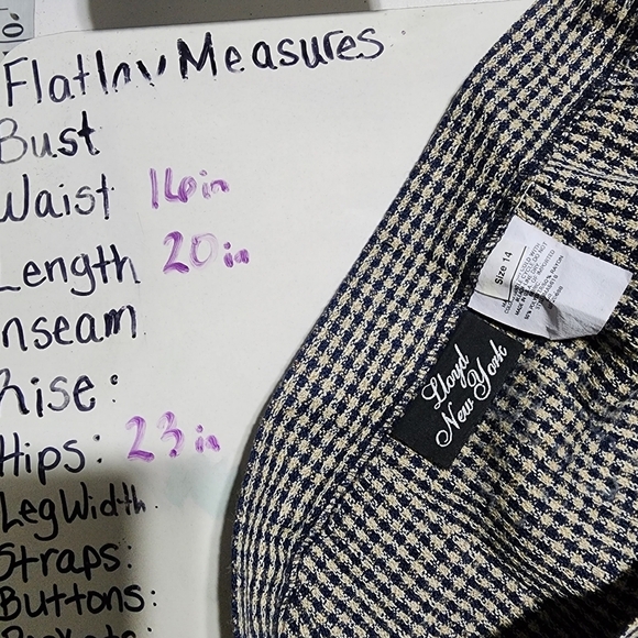 Vintage pleated checkered plaid mini skirt - Picture 5 of 6